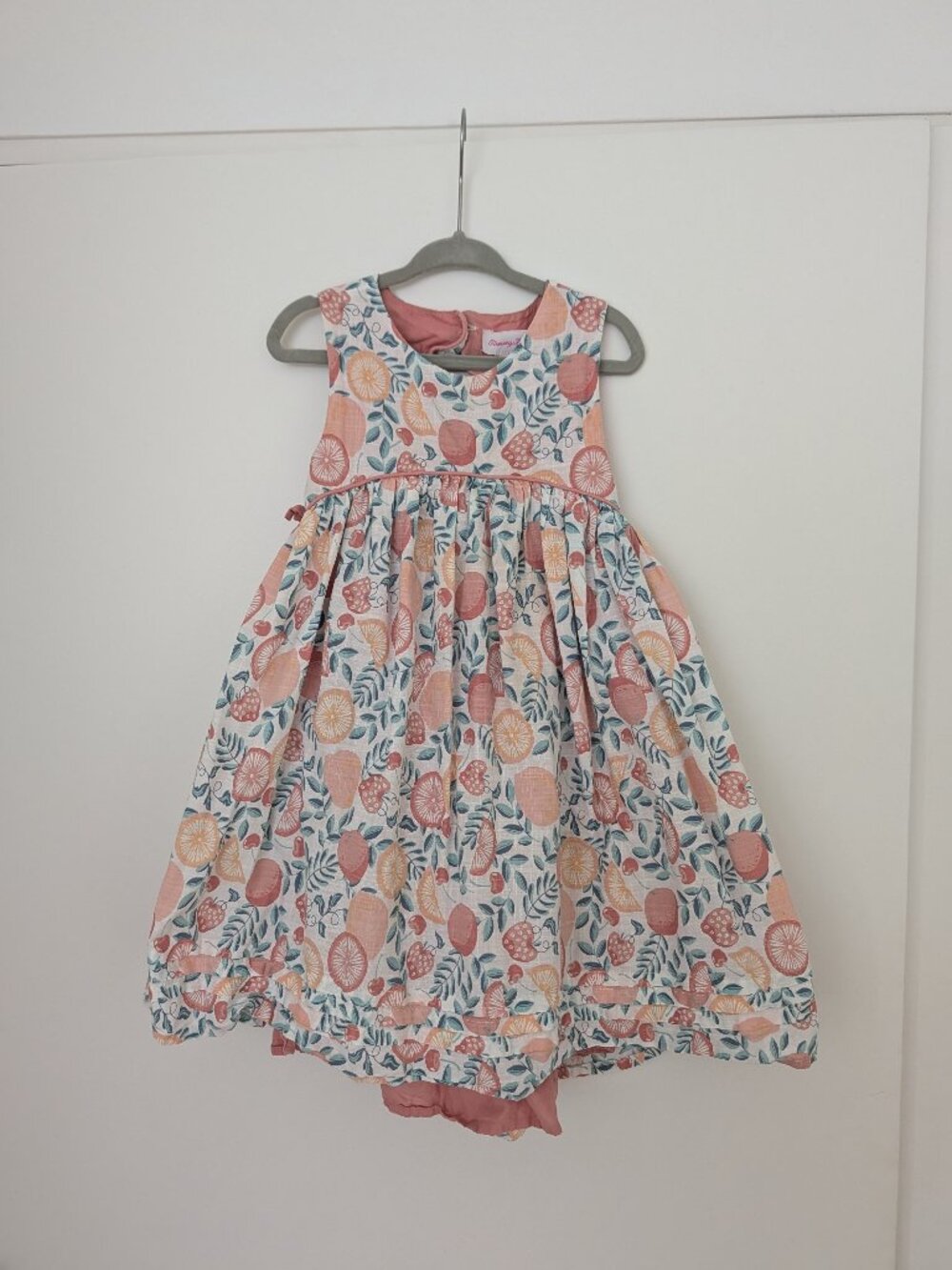 Tommy Bahama Open-Back Fruit Sun Dress Size 4T